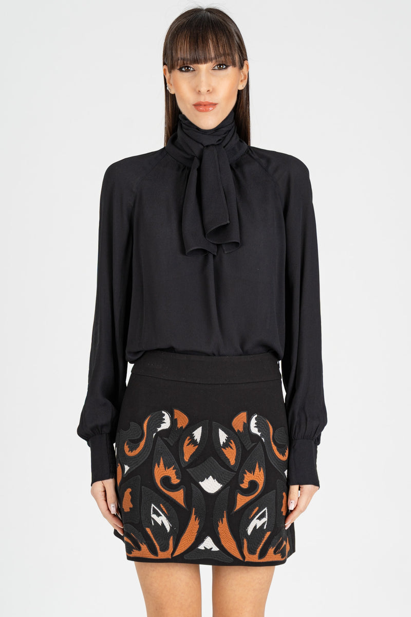 Camicia con Fusciacca Nero