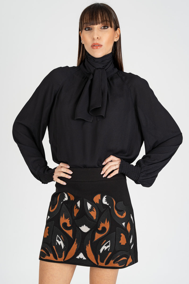 Camicia con Fusciacca Nero