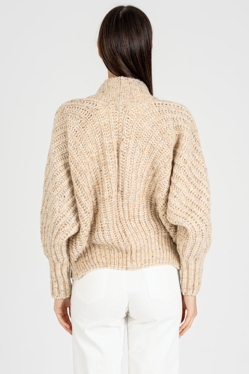 Giacca in Maglia Crema