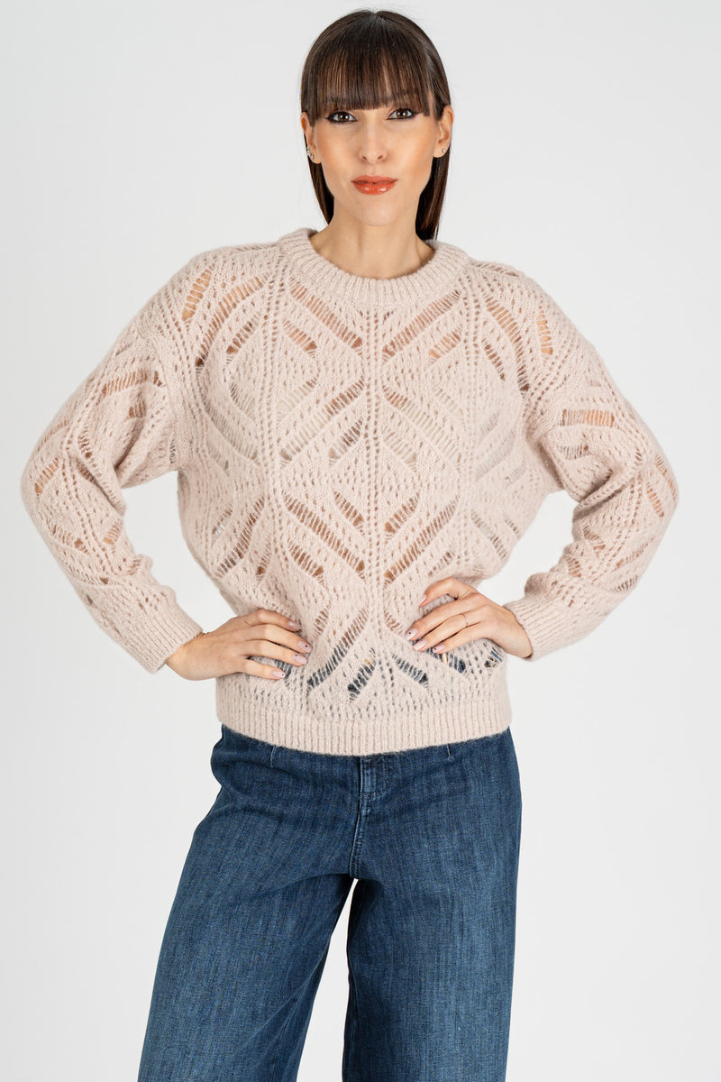 Maglia Punto Pizzo Gesso