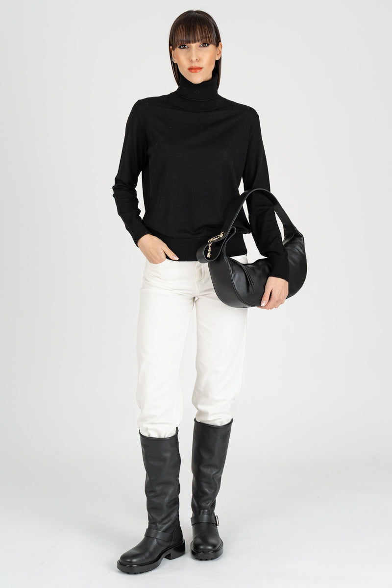 Maglia Dolcevita Nero