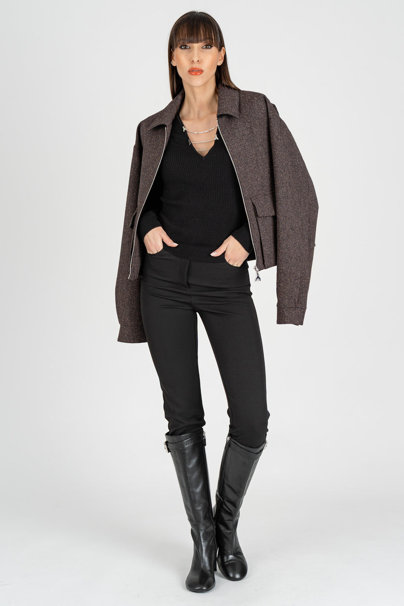 Maglia Essential con Catene Nero