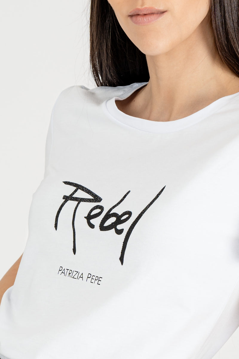 T-Shirt Rebel Bianco Ottico