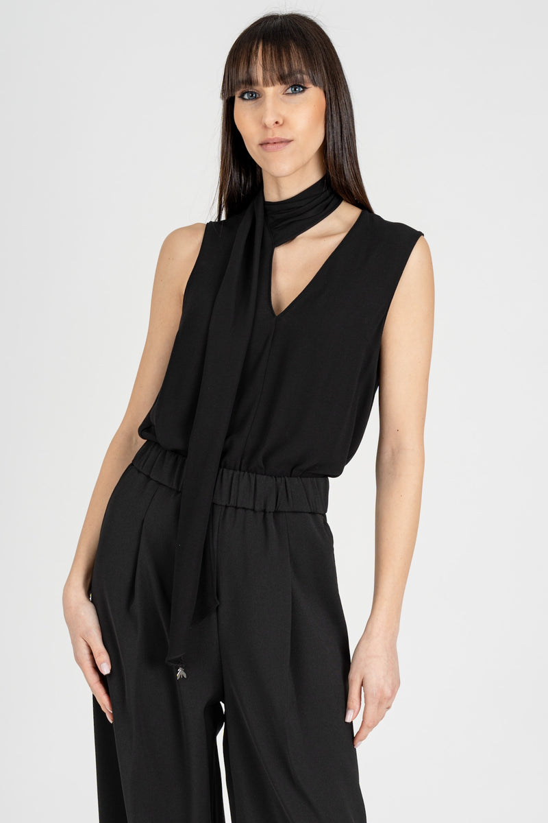 Blusa con Fusciacca Nero