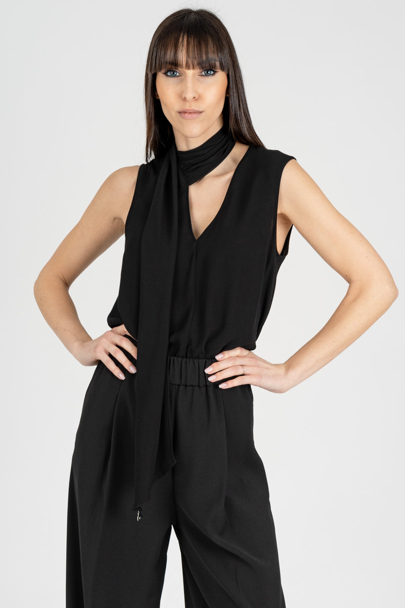 Blusa con Fusciacca Nero