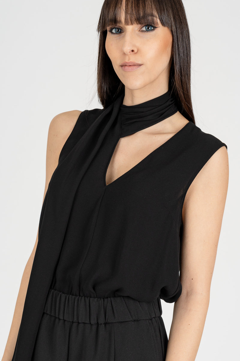 Blusa con Fusciacca Nero