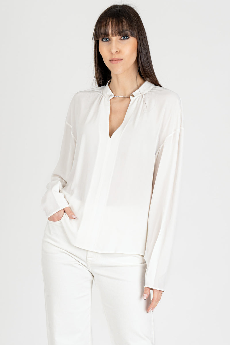 Camicia con Gemelli Bianco