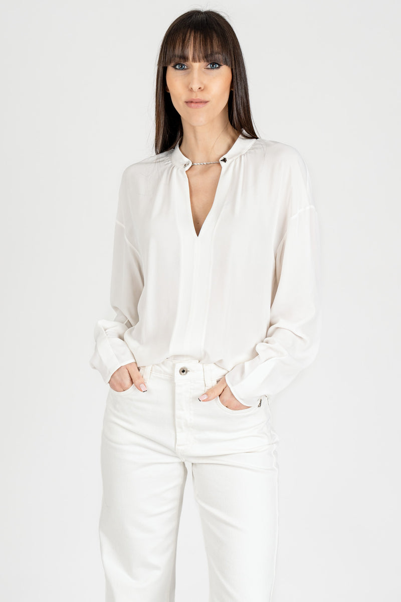 Camicia con Gemelli Bianco