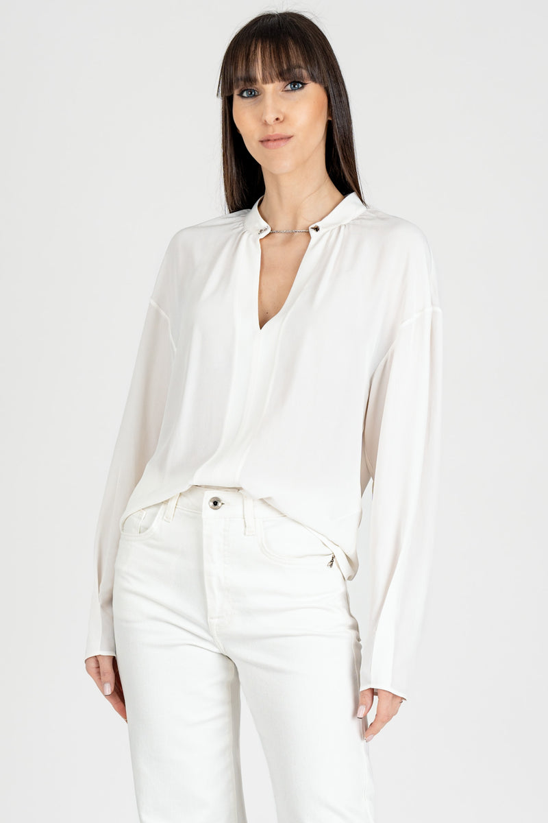 Camicia con Gemelli Bianco