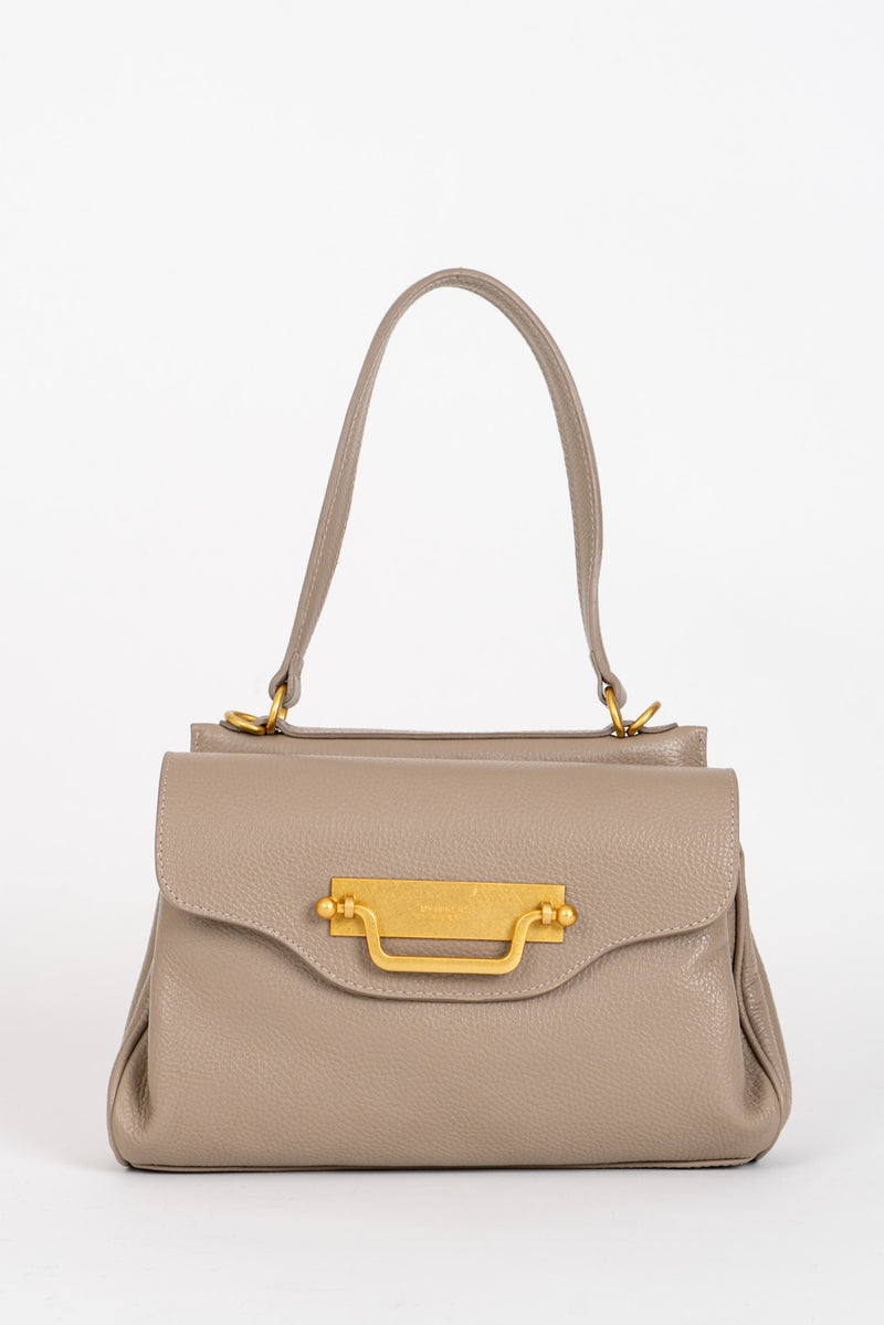 Borsa a Spalla con Tracolla Taupe