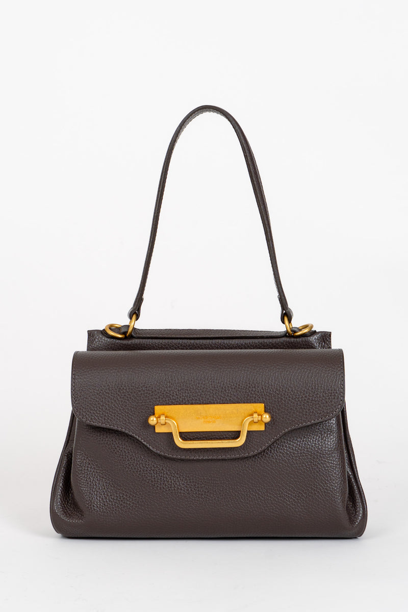 Borsa a Spalla con Tracolla Chocolate