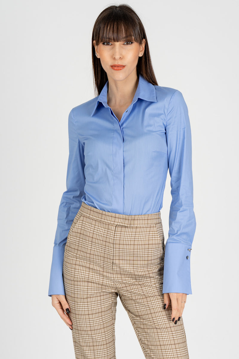 Camicia Body Sky Fil a Fil