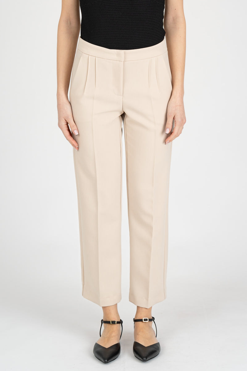 Pantalone a Sigaretta Modern Beige