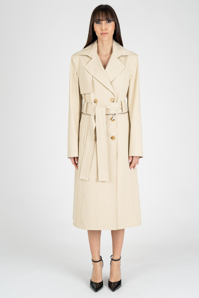 Trench Scomponibile Moder Beige