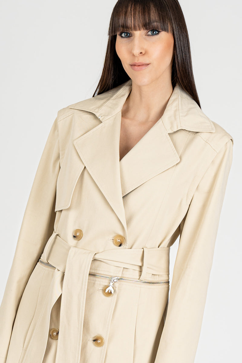 Trench Scomponibile Moder Beige