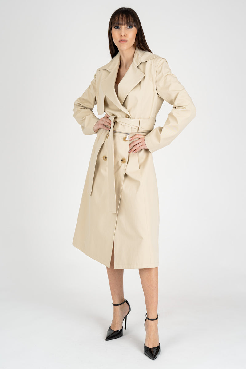 Trench Scomponibile Moder Beige