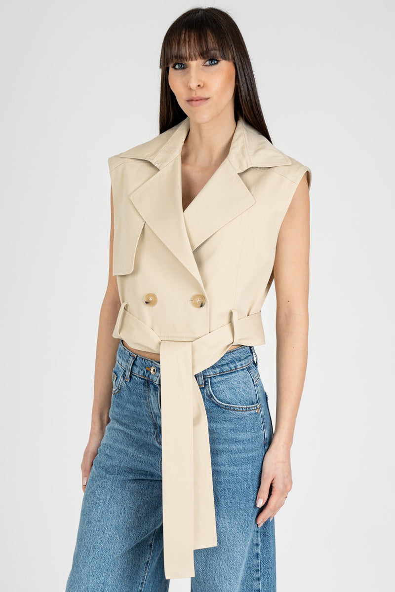 Trench Scomponibile Moder Beige