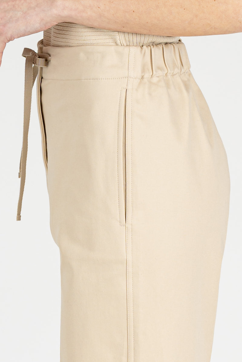 Pantalone con Coulisse Modern Beige