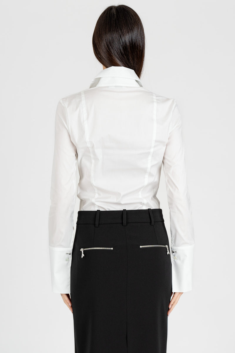 Camicia Slim Stretch Bianco