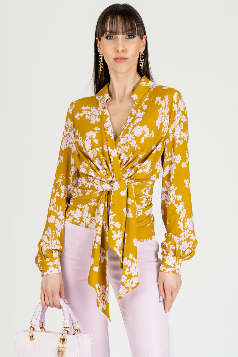 Camicia con Fusciacca Curry Quarzo