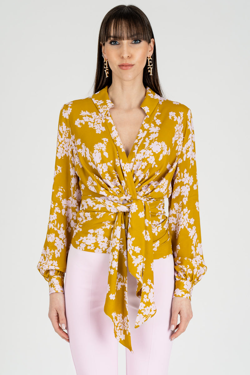 Camicia con Fusciacca Curry Quarzo