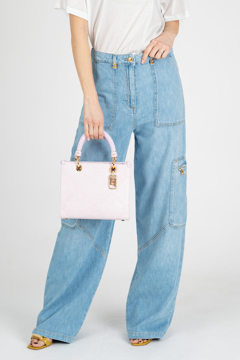 Jeans Cargo con Tasconi Light Blue