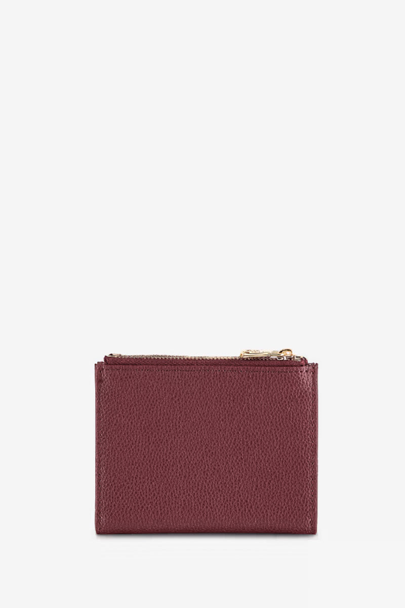 Portafoglio con Zip Purple Red