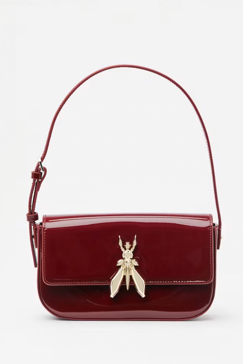 Borsa Fly Vernice Glossy Red