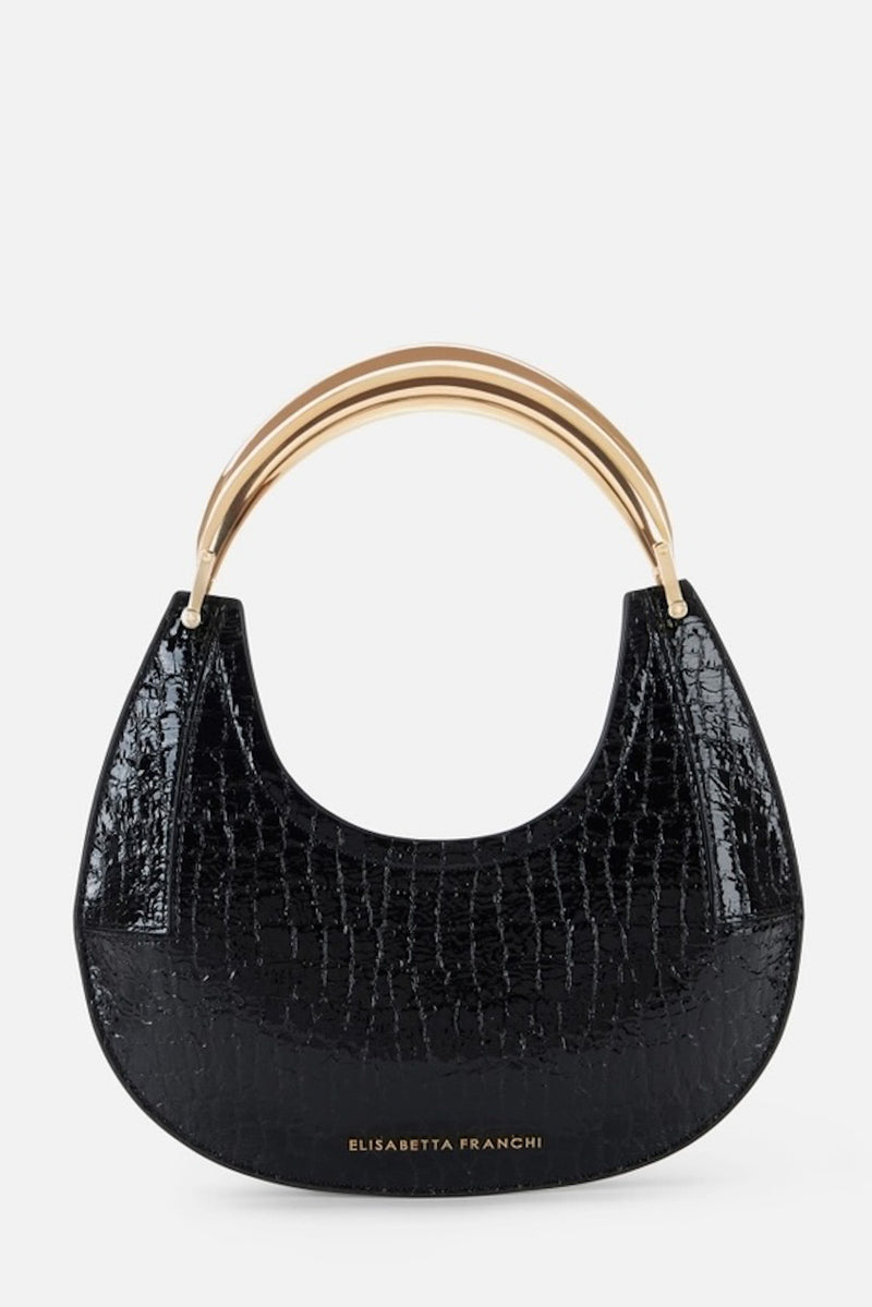 Borsa Hobo Piccola con Manico Gioiello