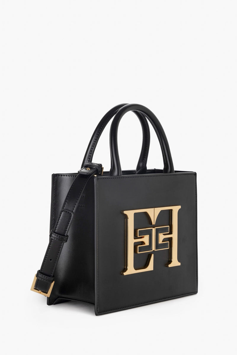 Borsa Piccola con Logo Nero